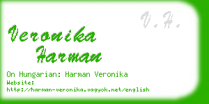 veronika harman business card